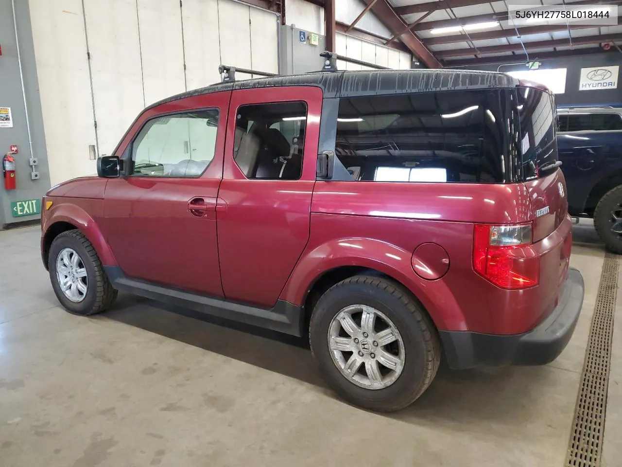 2008 Honda Element Ex VIN: 5J6YH27758L018444 Lot: 77458344