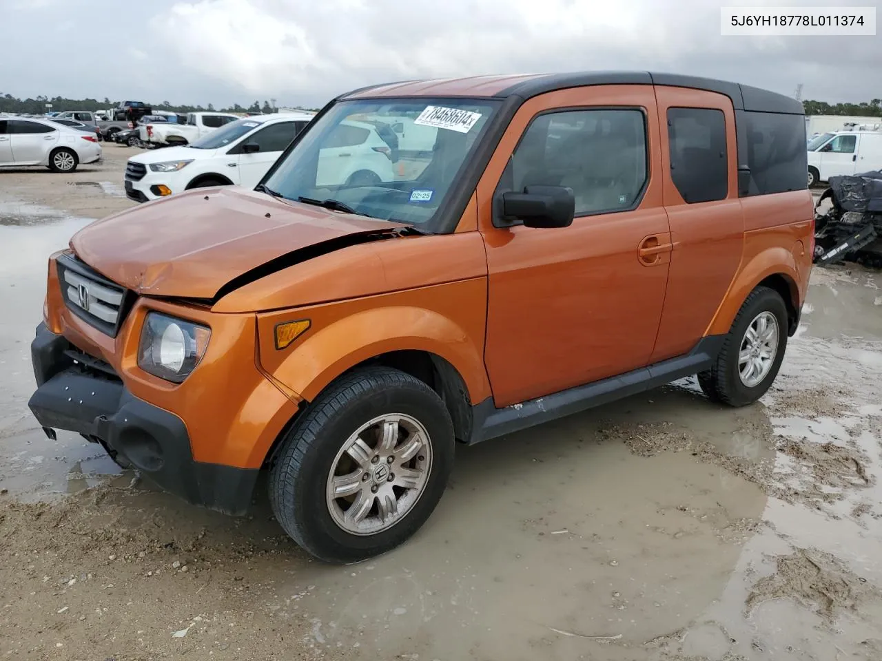 2008 Honda Element Ex VIN: 5J6YH18778L011374 Lot: 78468604