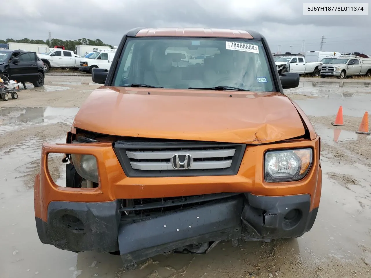 2008 Honda Element Ex VIN: 5J6YH18778L011374 Lot: 78468604