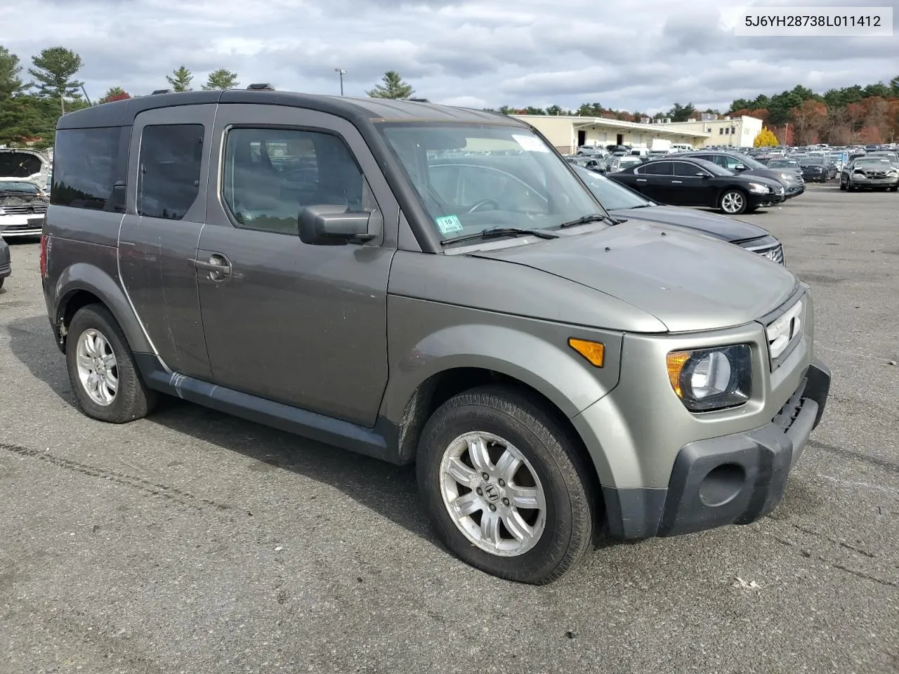 2008 Honda Element Ex VIN: 5J6YH28738L011412 Lot: 79338654