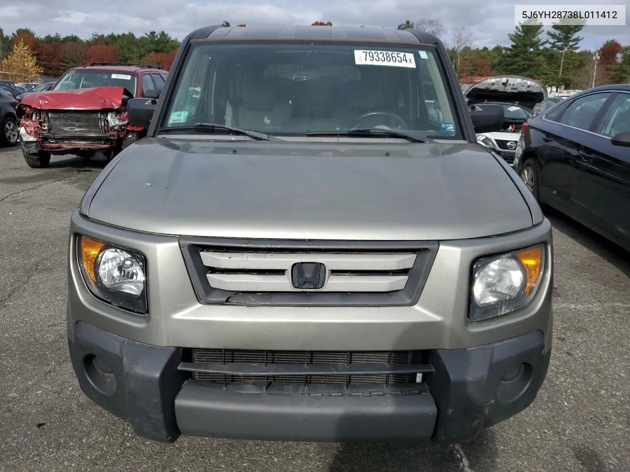 2008 Honda Element Ex VIN: 5J6YH28738L011412 Lot: 79338654