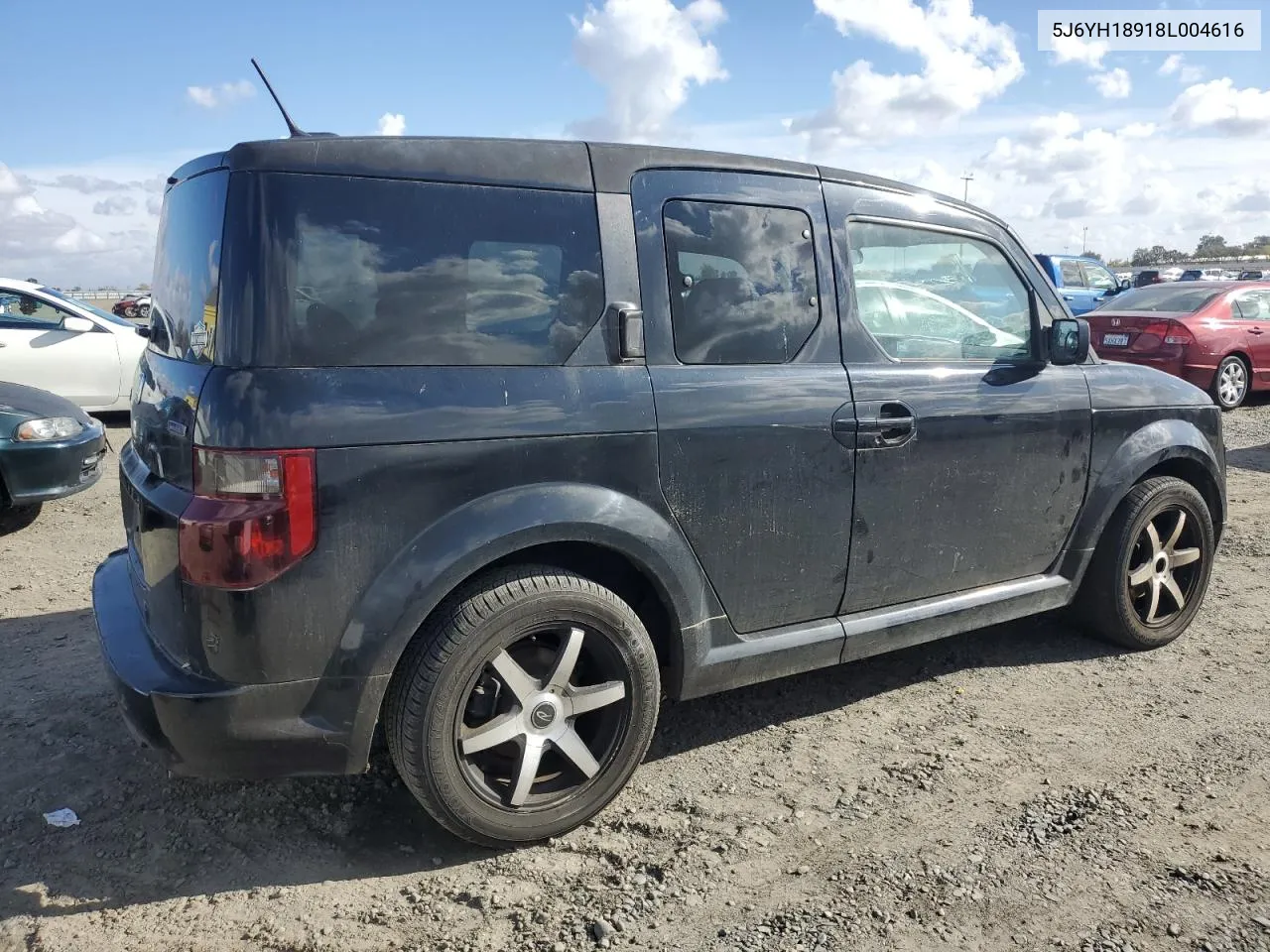 2008 Honda Element Sc VIN: 5J6YH18918L004616 Lot: 80973514