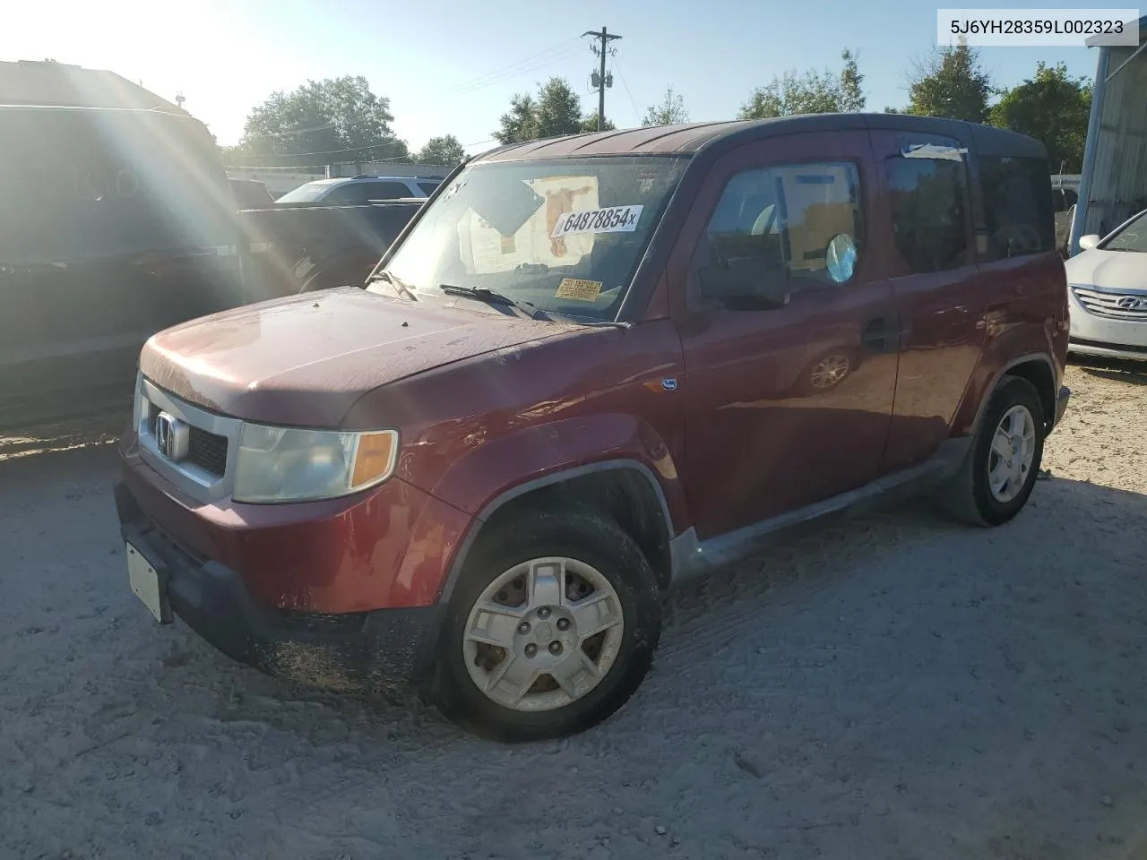 2009 Honda Element Lx VIN: 5J6YH28359L002323 Lot: 64878854