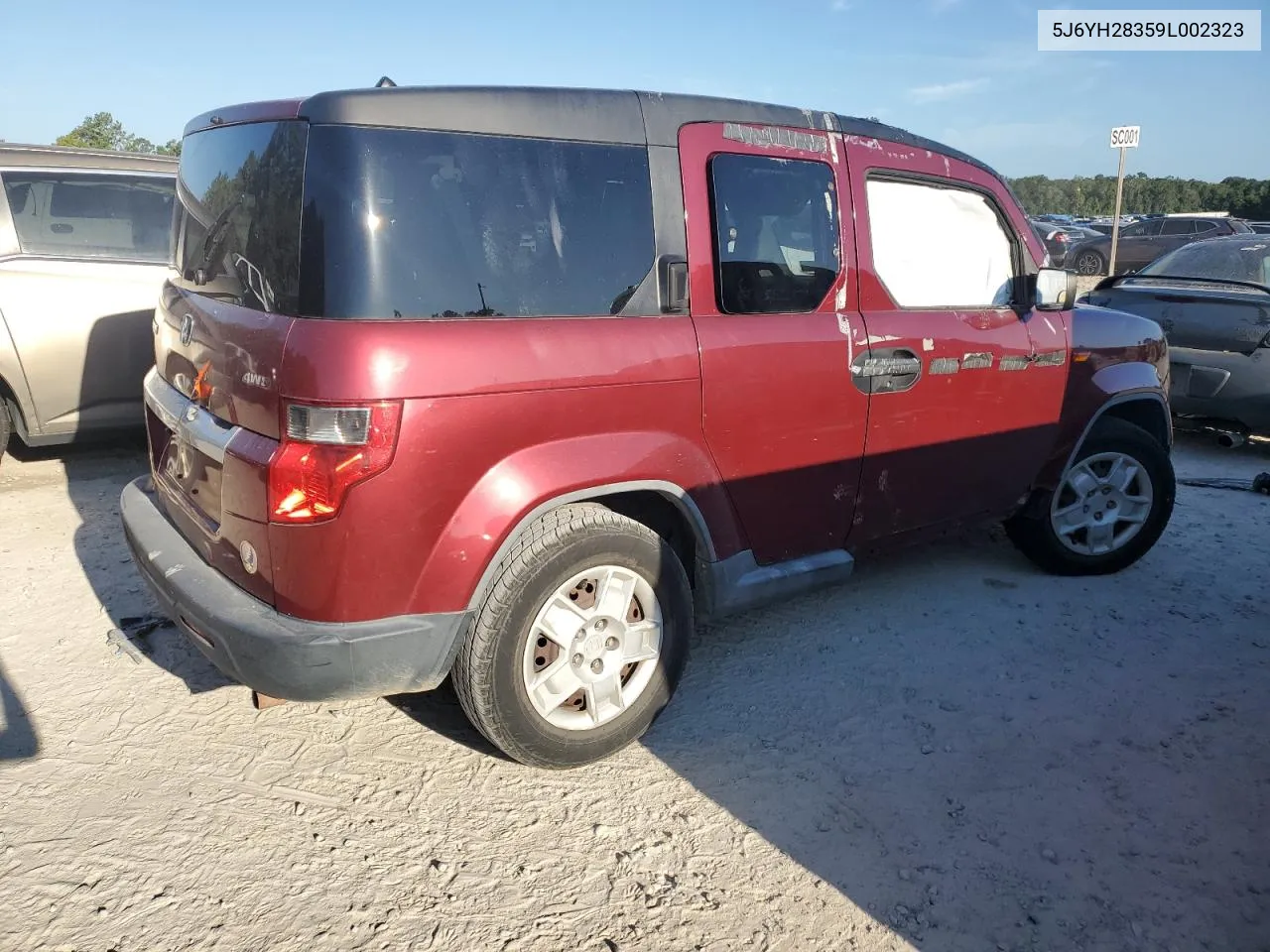 2009 Honda Element Lx VIN: 5J6YH28359L002323 Lot: 64878854