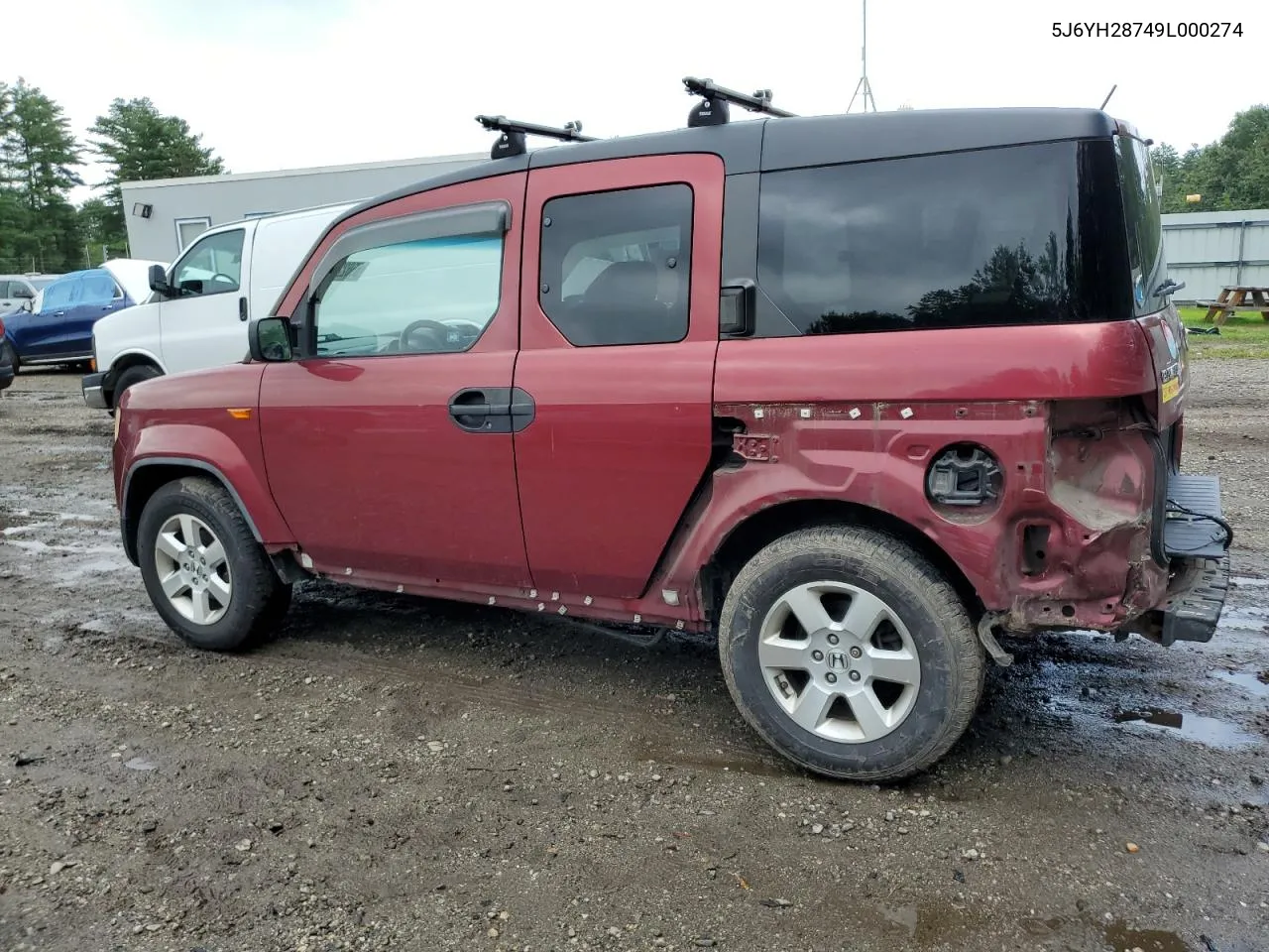 5J6YH28749L000274 2009 Honda Element Ex