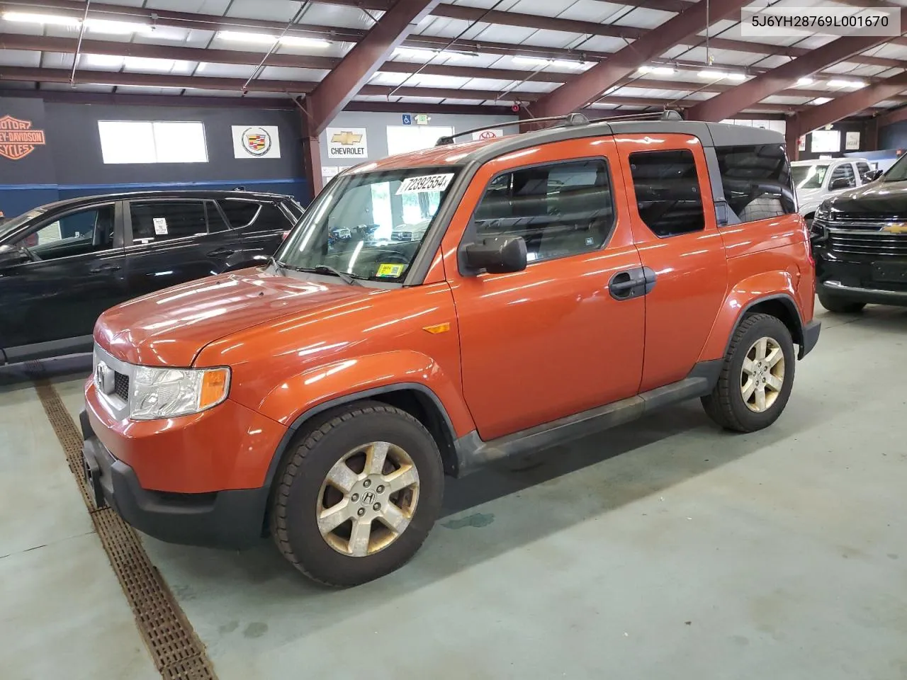 5J6YH28769L001670 2009 Honda Element Ex