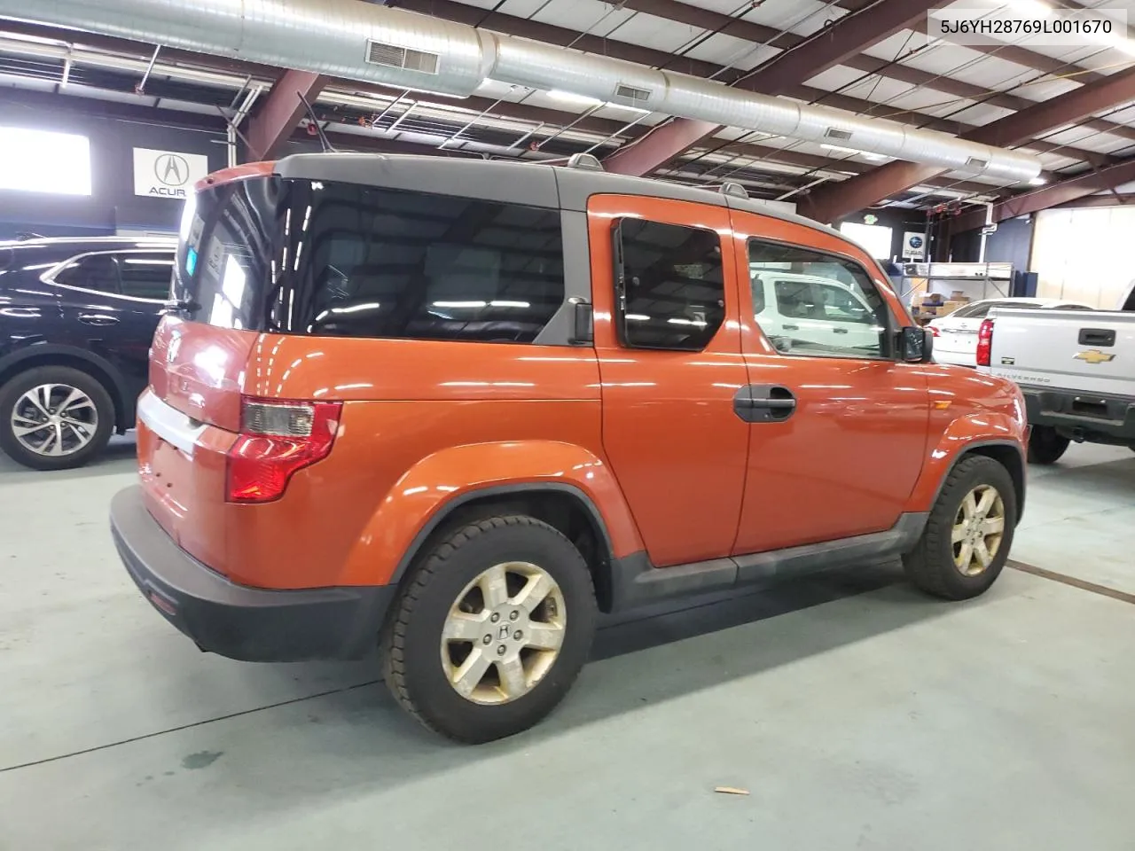 2009 Honda Element Ex VIN: 5J6YH28769L001670 Lot: 72392554