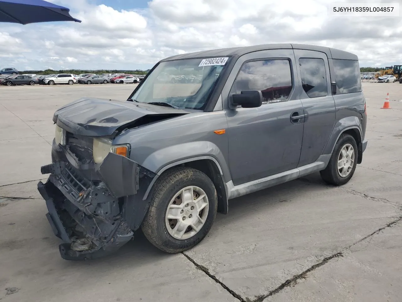 2009 Honda Element Lx VIN: 5J6YH18359L004857 Lot: 72982424