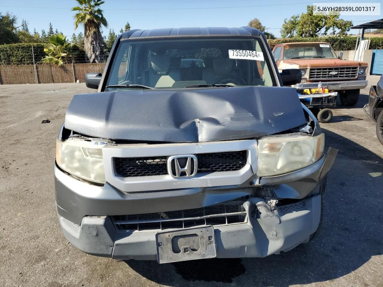 2009 Honda Element Lx VIN: 5J6YH28359L001317 Lot: 73550464