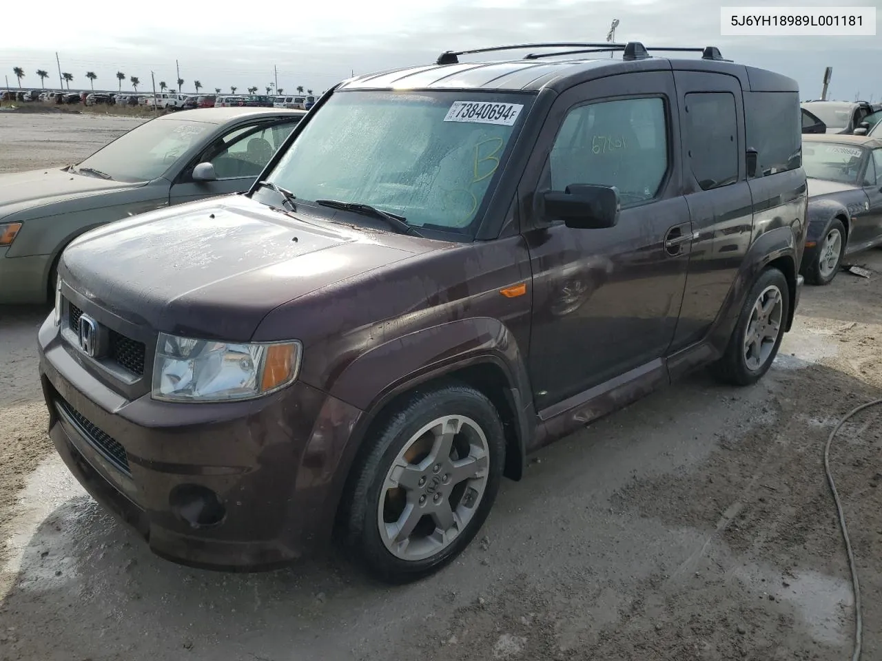 2009 Honda Element Sc VIN: 5J6YH18989L001181 Lot: 73840694