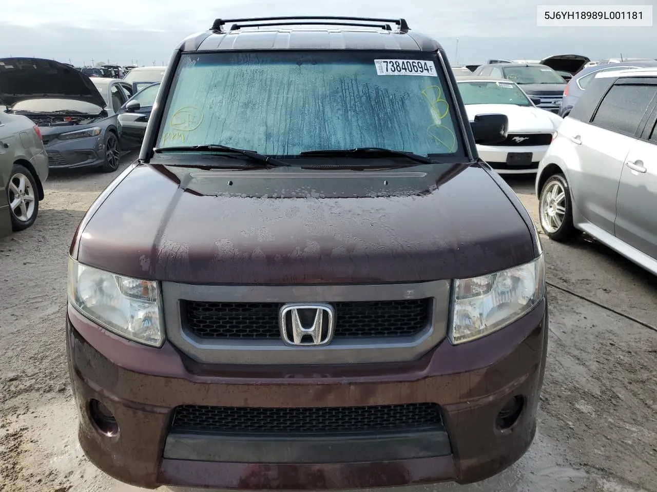 2009 Honda Element Sc VIN: 5J6YH18989L001181 Lot: 73840694