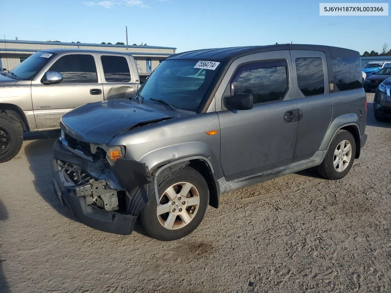 2009 Honda Element Ex VIN: 5J6YH187X9L003366 Lot: 75564714