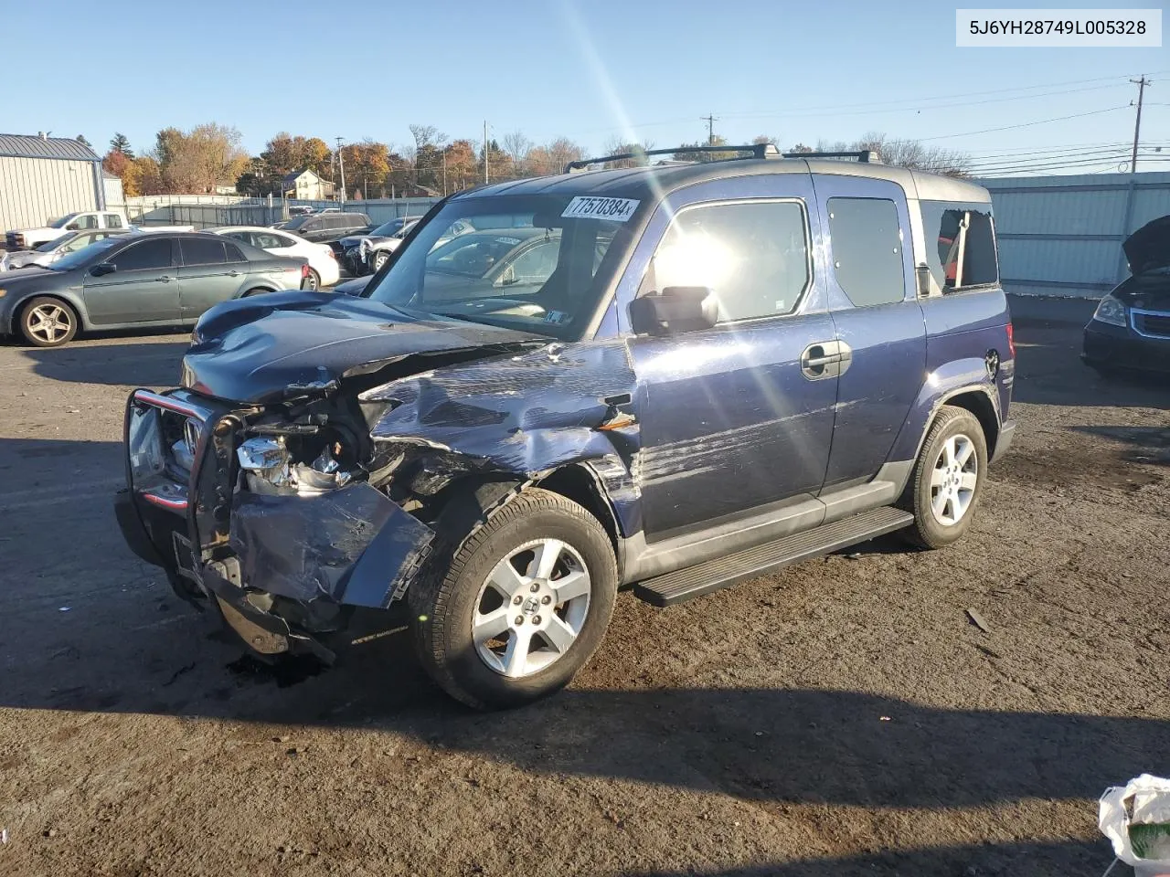 2009 Honda Element Ex VIN: 5J6YH28749L005328 Lot: 77570384