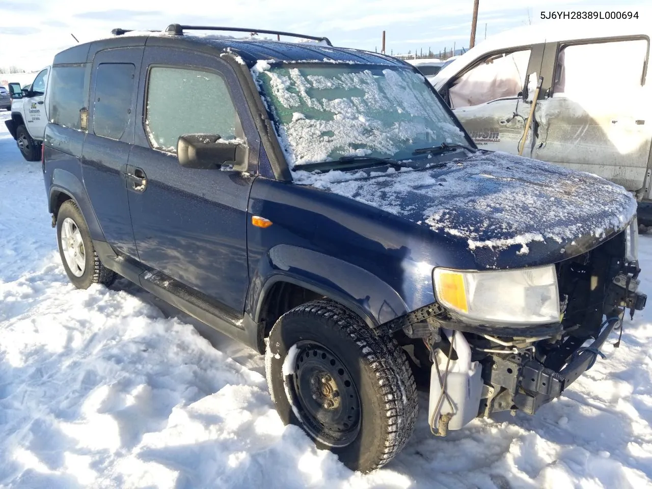 2009 Honda Element Lx VIN: 5J6YH28389L000694 Lot: 77620204