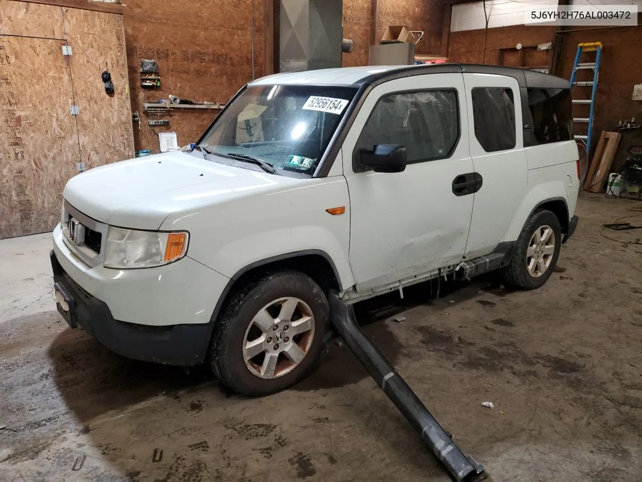 2010 Honda Element Ex VIN: 5J6YH2H76AL003472 Lot: 52956154