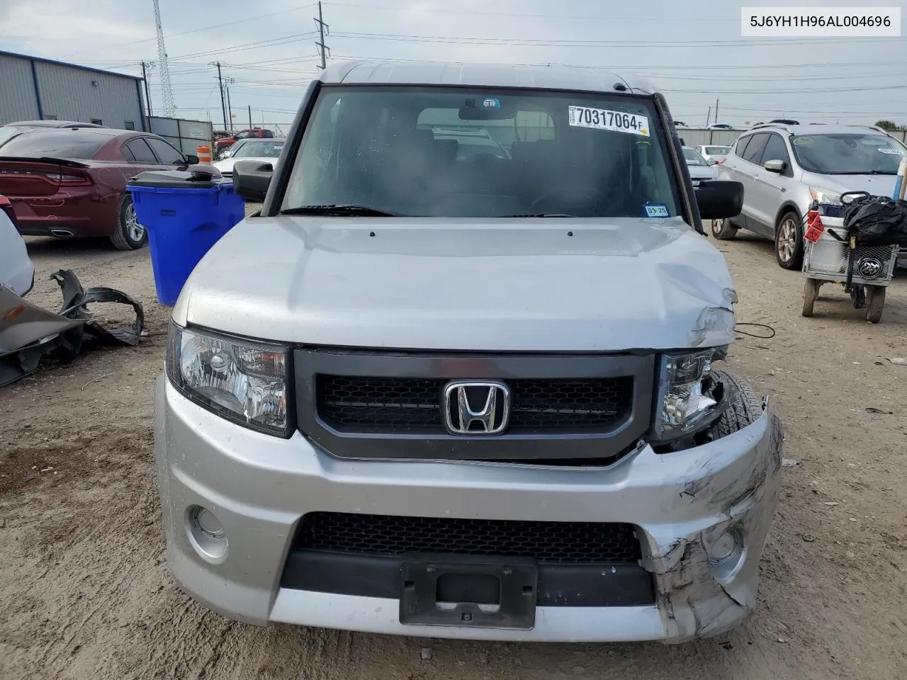 2010 Honda Element Sc VIN: 5J6YH1H96AL004696 Lot: 70317064