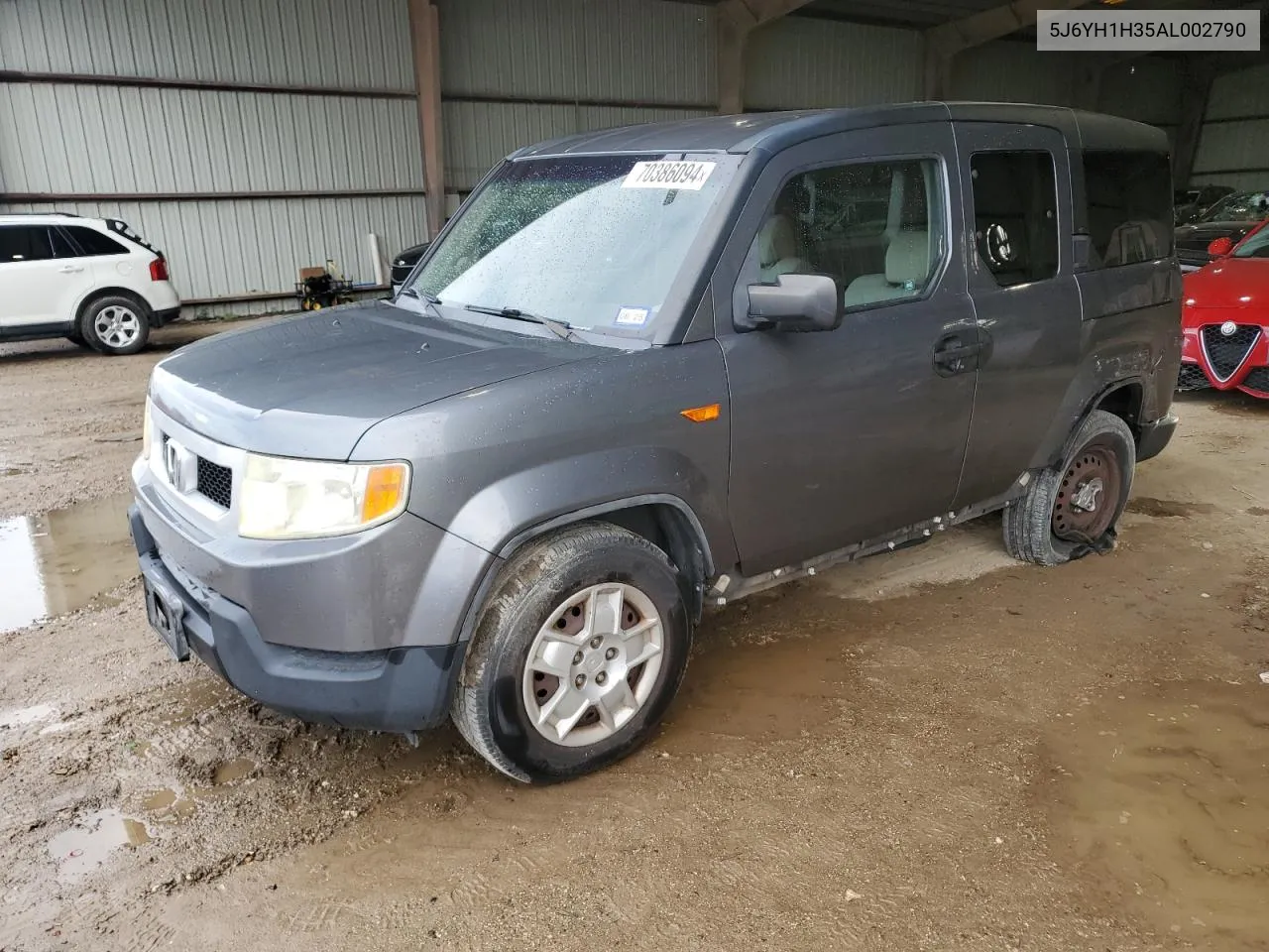 2010 Honda Element Lx VIN: 5J6YH1H35AL002790 Lot: 70386094