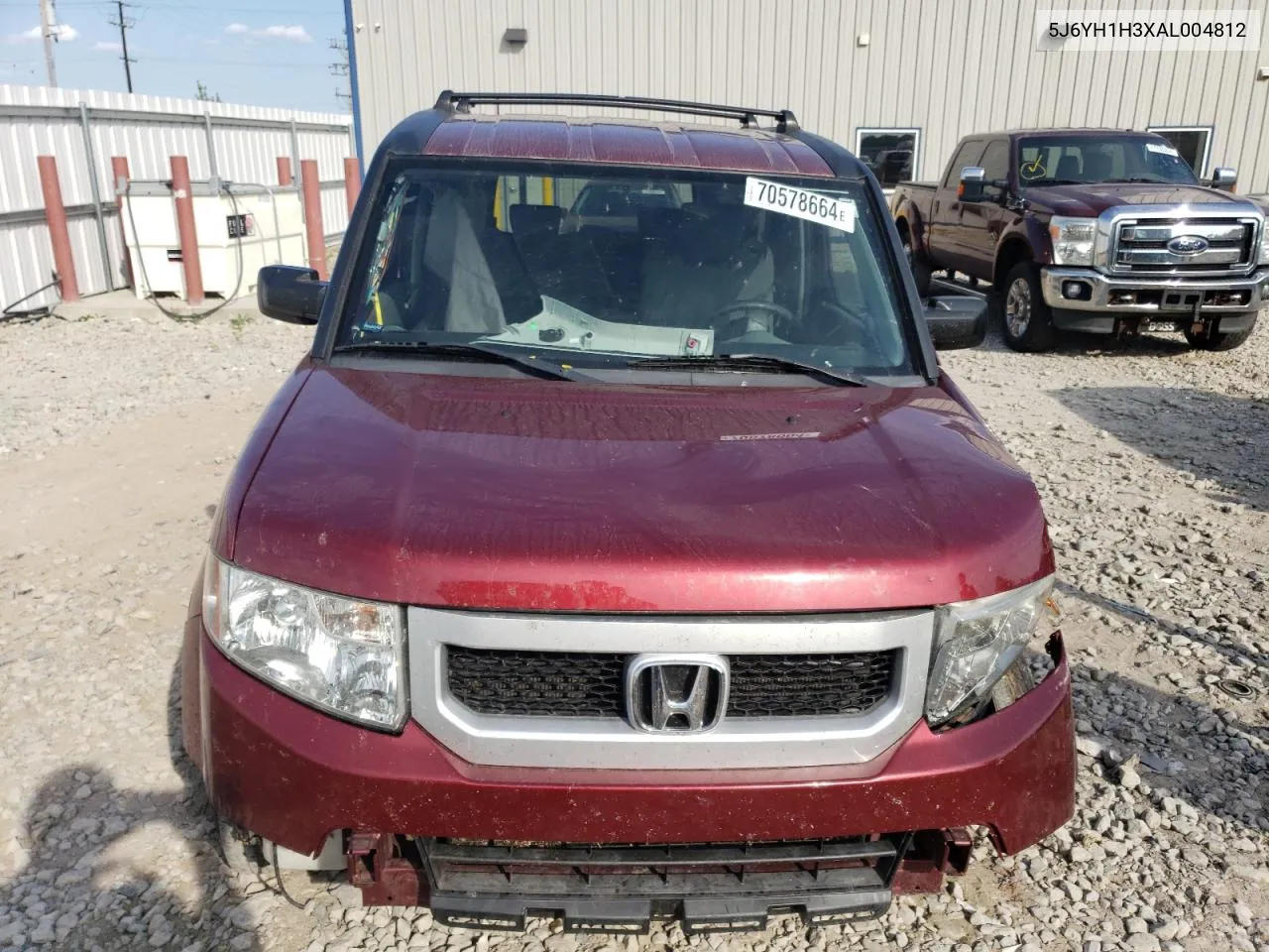 2010 Honda Element Lx VIN: 5J6YH1H3XAL004812 Lot: 70578664