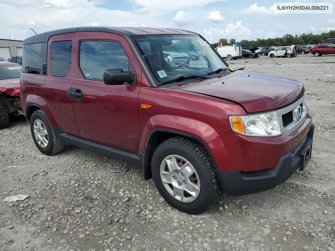 2010 Honda Element Lx VIN: 5J6YH2H30AL006221 Lot: 70975134