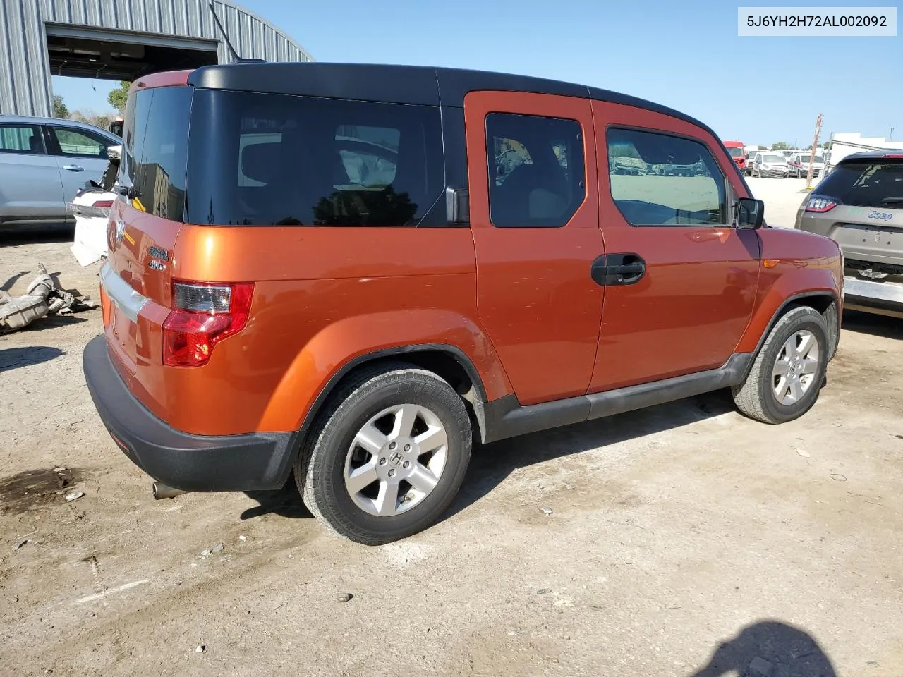 2010 Honda Element Ex VIN: 5J6YH2H72AL002092 Lot: 71656184