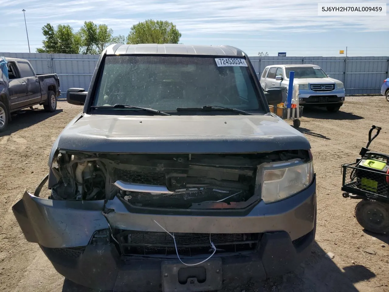 2010 Honda Element Ex VIN: 5J6YH2H70AL009459 Lot: 72453034