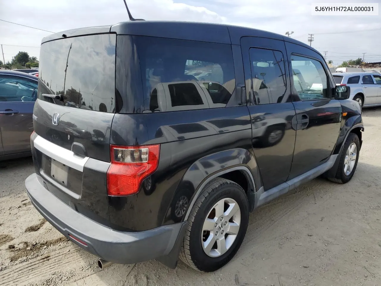 2010 Honda Element Ex VIN: 5J6YH1H72AL000031 Lot: 72453344