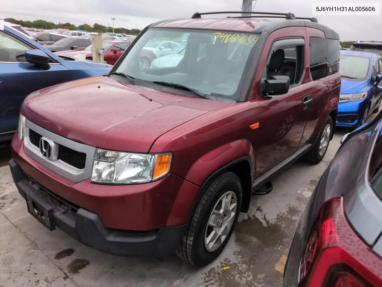 2010 Honda Element Lx VIN: 5J6YH1H31AL005606 Lot: 74689654