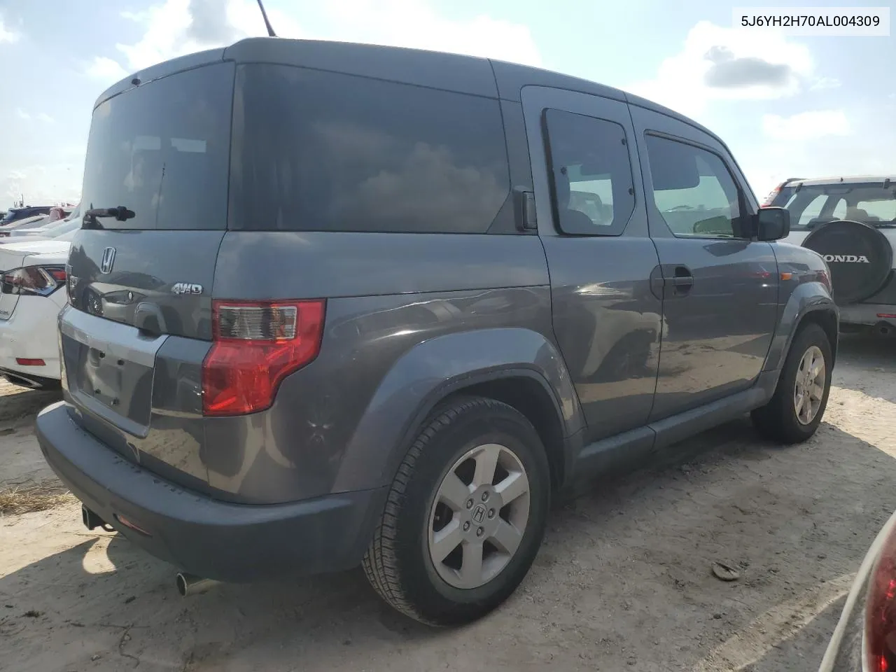 2010 Honda Element Ex VIN: 5J6YH2H70AL004309 Lot: 74717434