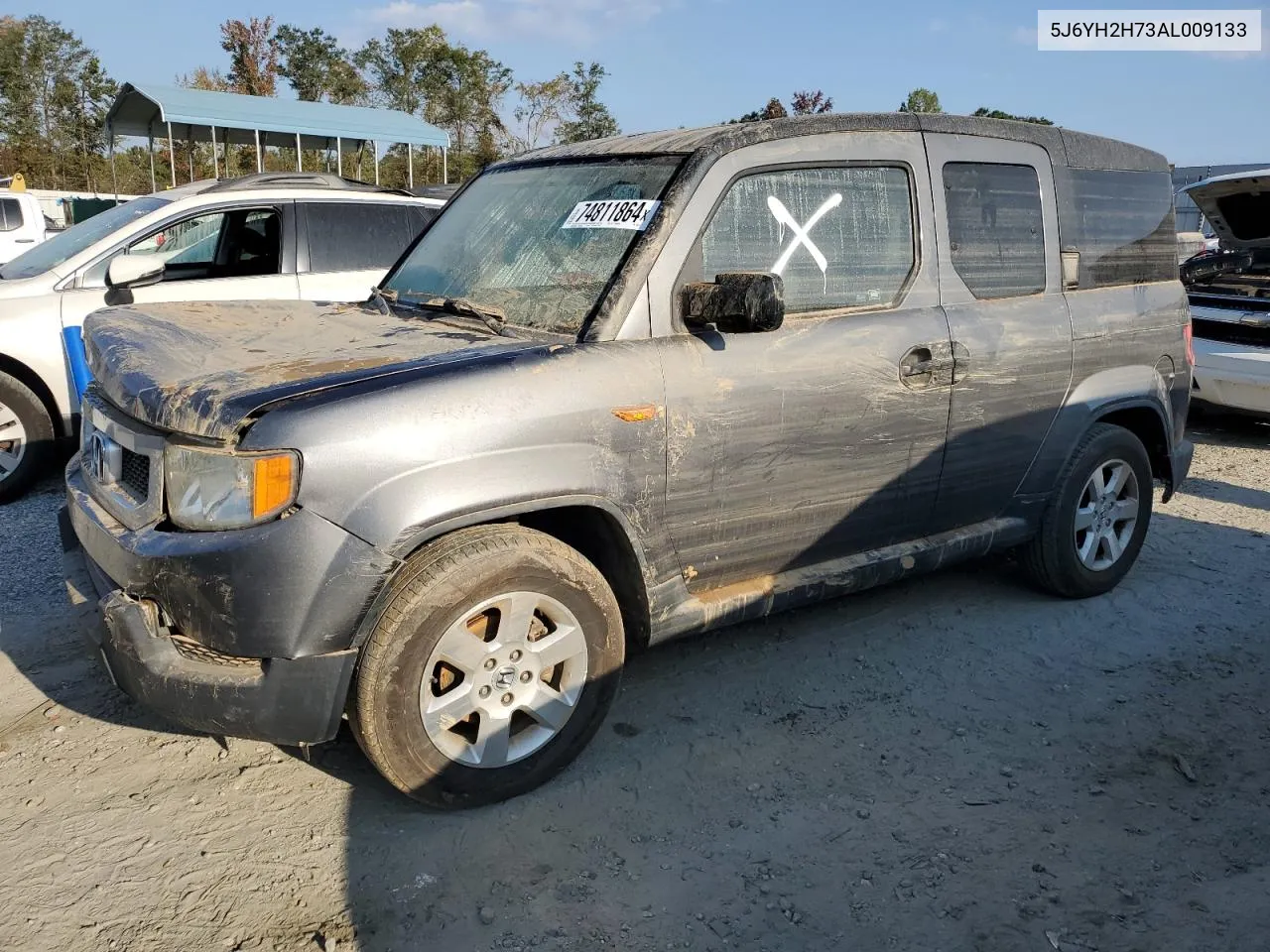 2010 Honda Element Ex VIN: 5J6YH2H73AL009133 Lot: 74811864