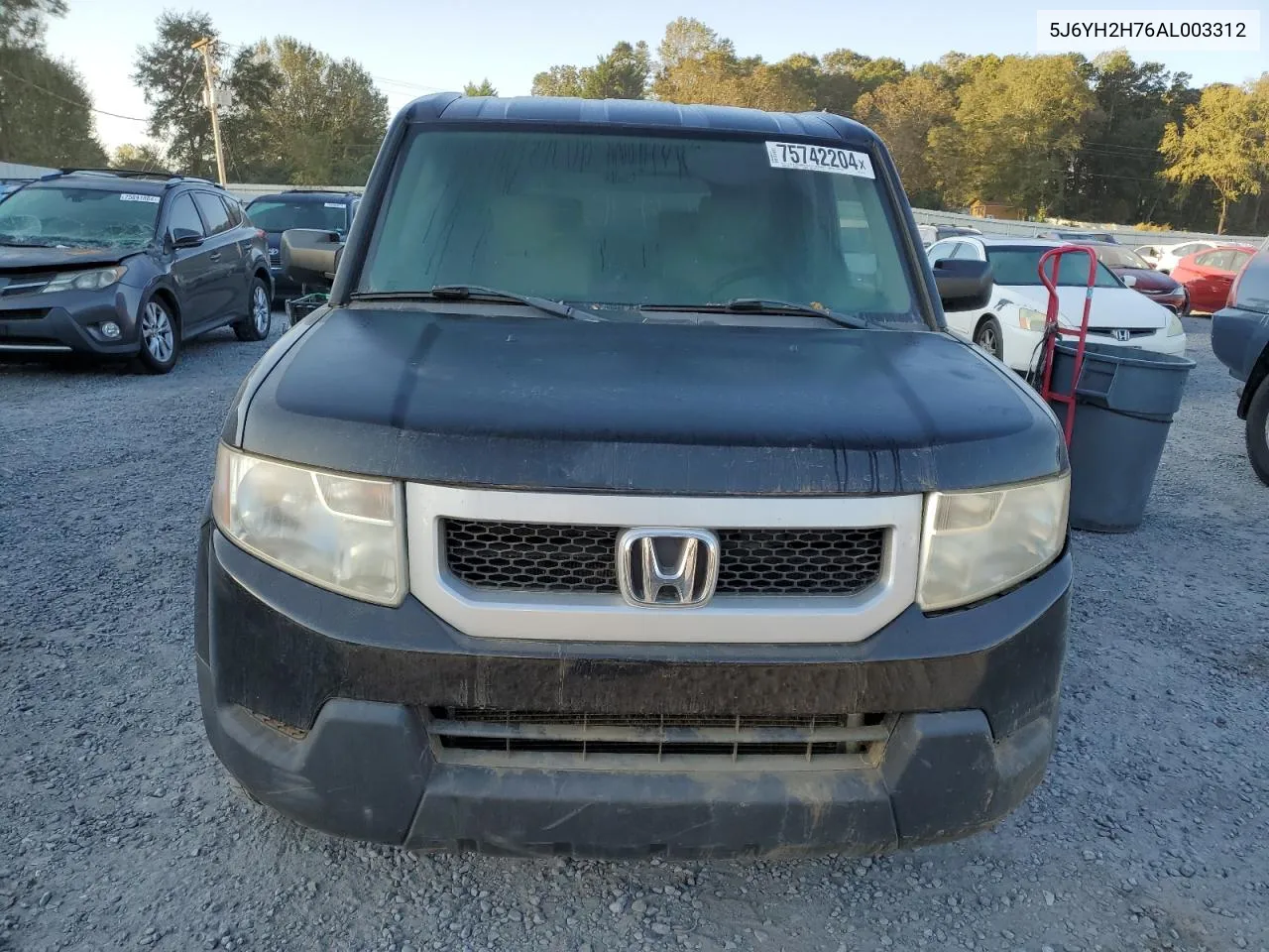 5J6YH2H76AL003312 2010 Honda Element Ex