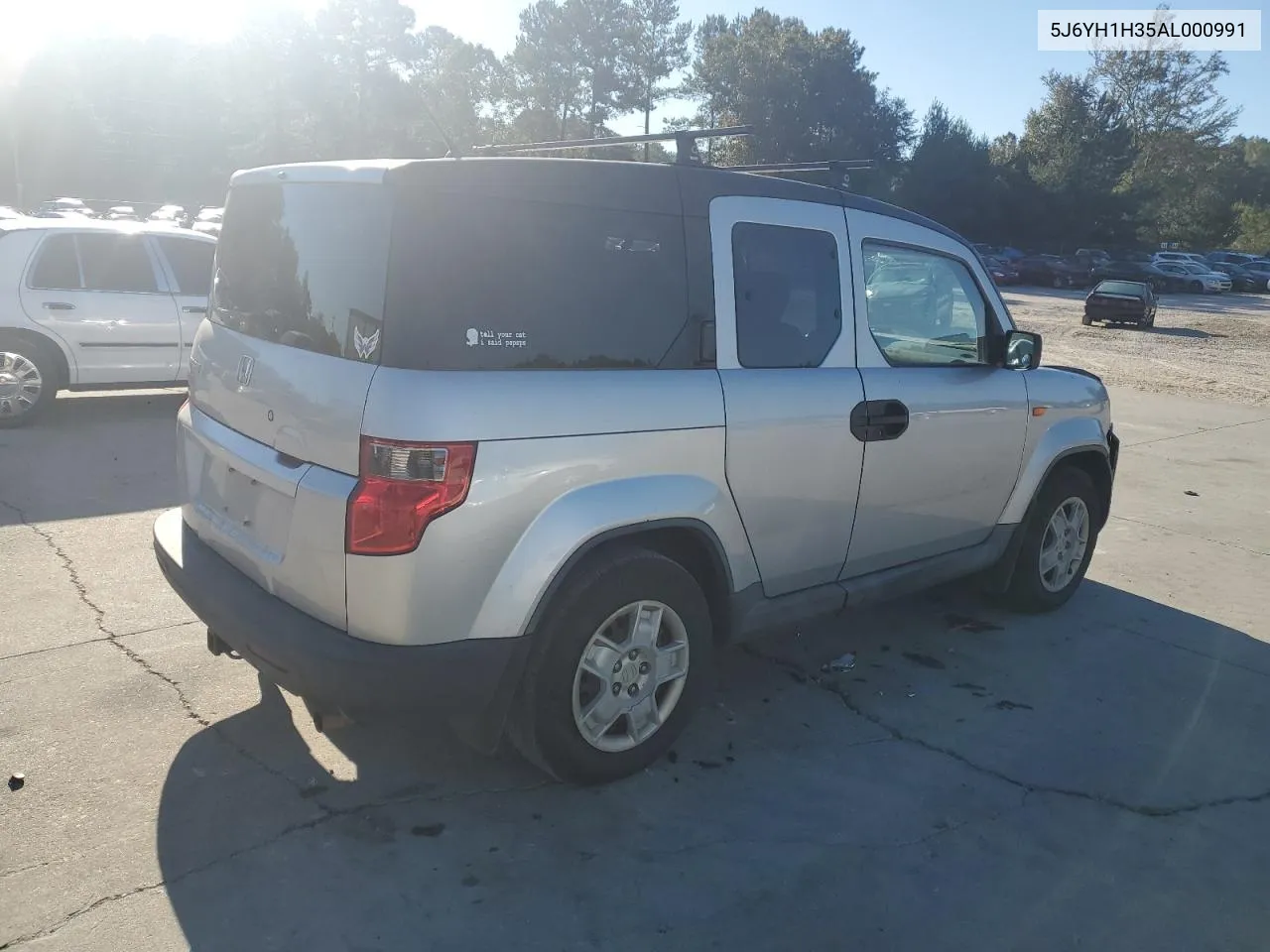 2010 Honda Element Lx VIN: 5J6YH1H35AL000991 Lot: 76115354