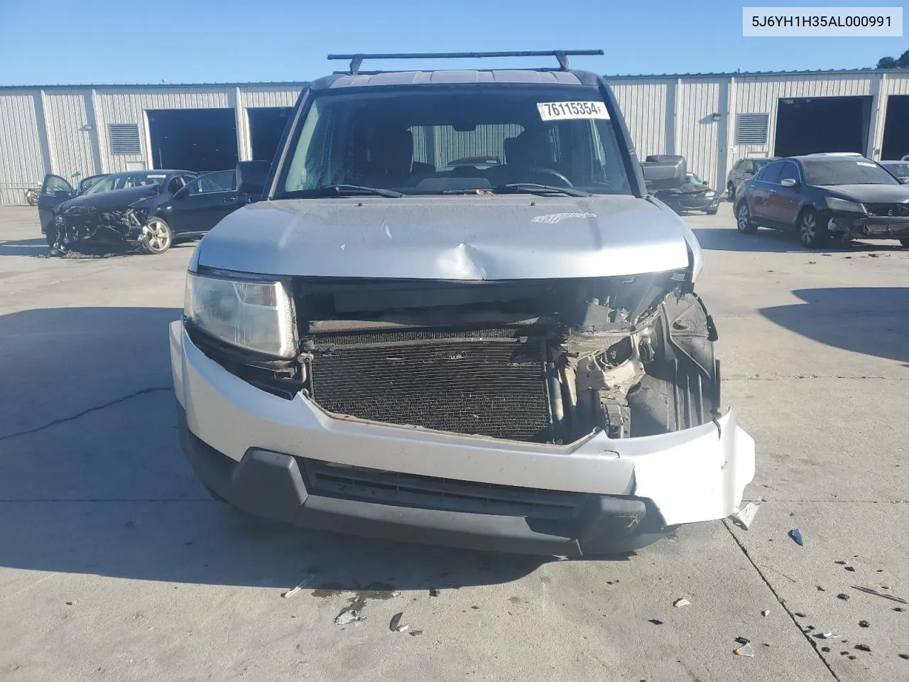 2010 Honda Element Lx VIN: 5J6YH1H35AL000991 Lot: 76115354