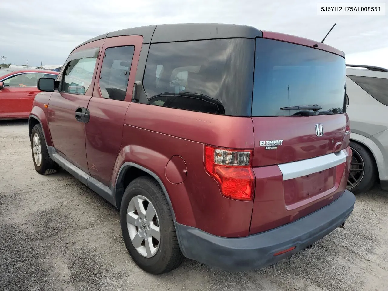 2010 Honda Element Ex VIN: 5J6YH2H75AL008551 Lot: 76761224