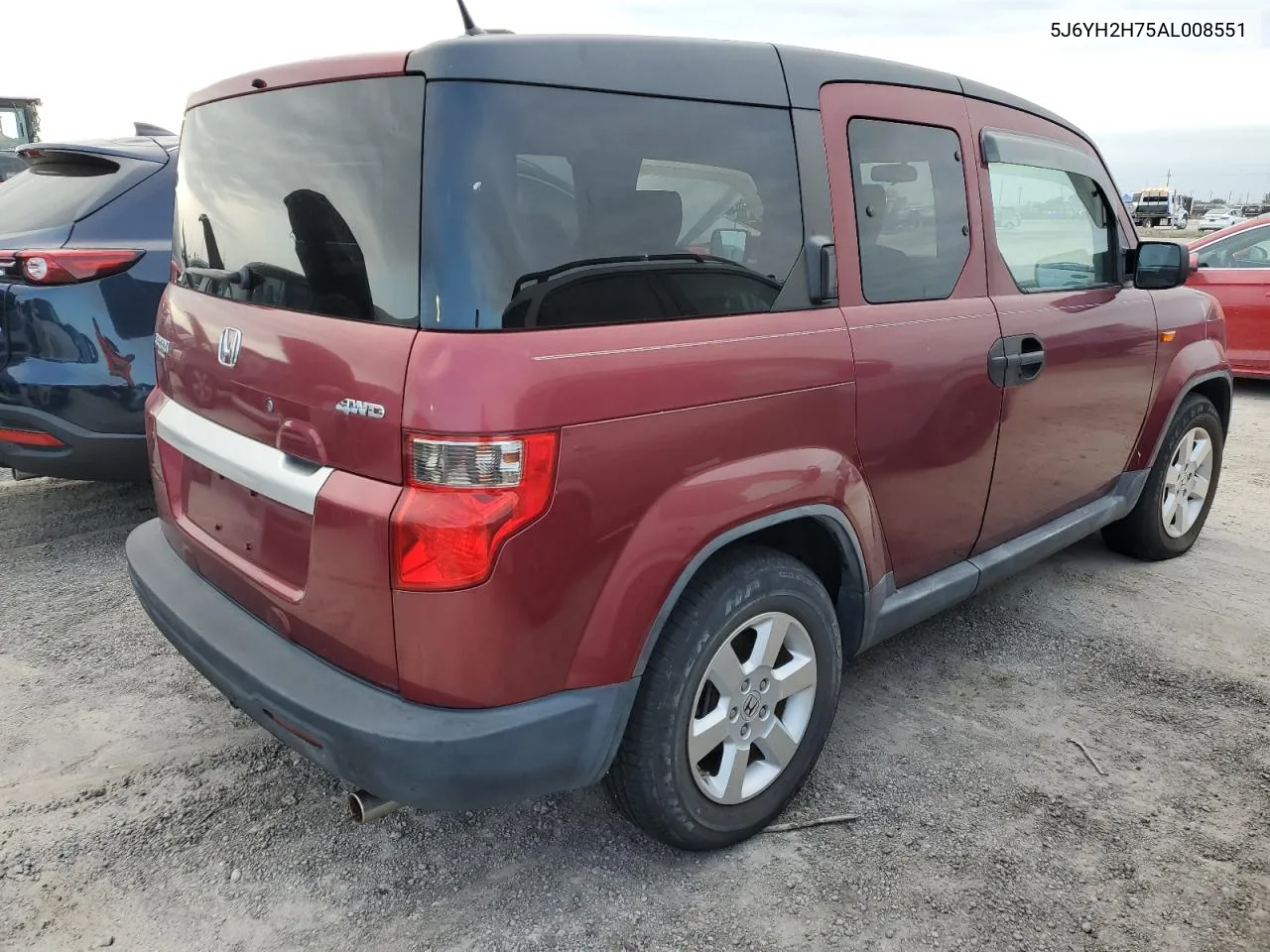 2010 Honda Element Ex VIN: 5J6YH2H75AL008551 Lot: 76761224