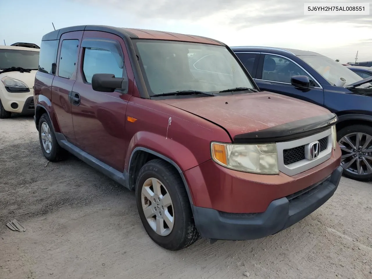 2010 Honda Element Ex VIN: 5J6YH2H75AL008551 Lot: 76761224