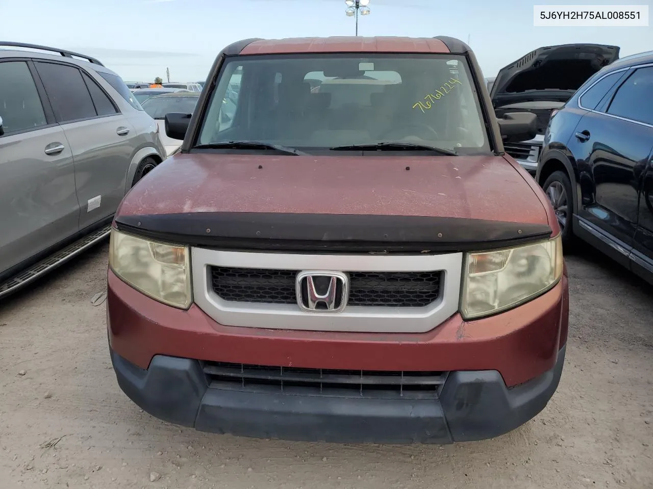 2010 Honda Element Ex VIN: 5J6YH2H75AL008551 Lot: 76761224