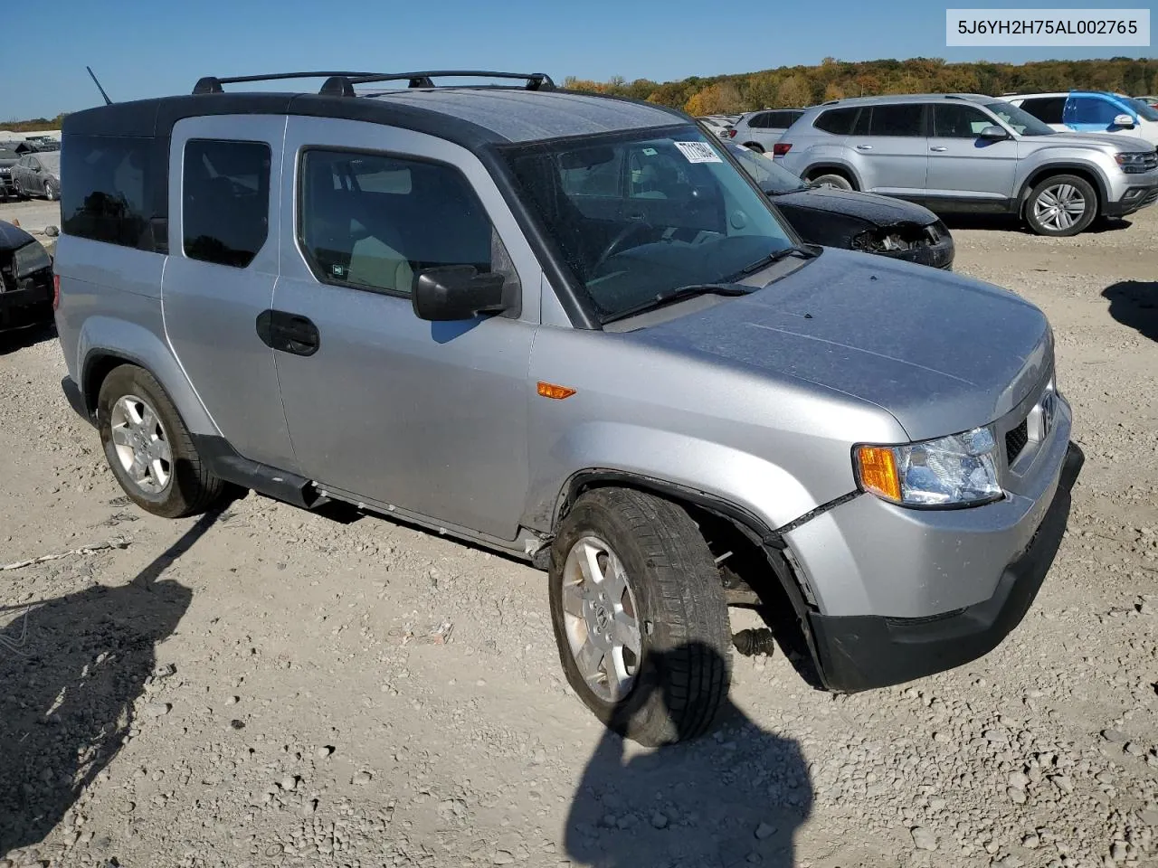 2010 Honda Element Ex VIN: 5J6YH2H75AL002765 Lot: 77115984