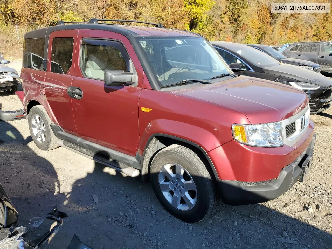 2010 Honda Element Ex VIN: 5J6YH2H76AL007831 Lot: 77582414