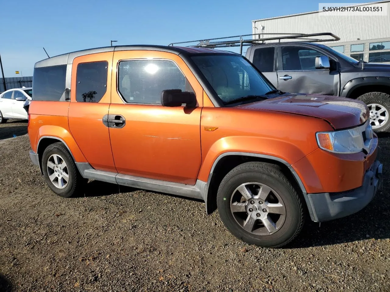 2010 Honda Element Ex VIN: 5J6YH2H73AL001551 Lot: 77794174