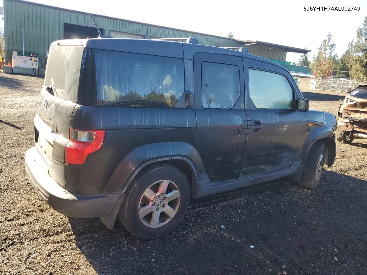 2010 Honda Element Ex VIN: 5J6YH1H74AL002749 Lot: 78747984