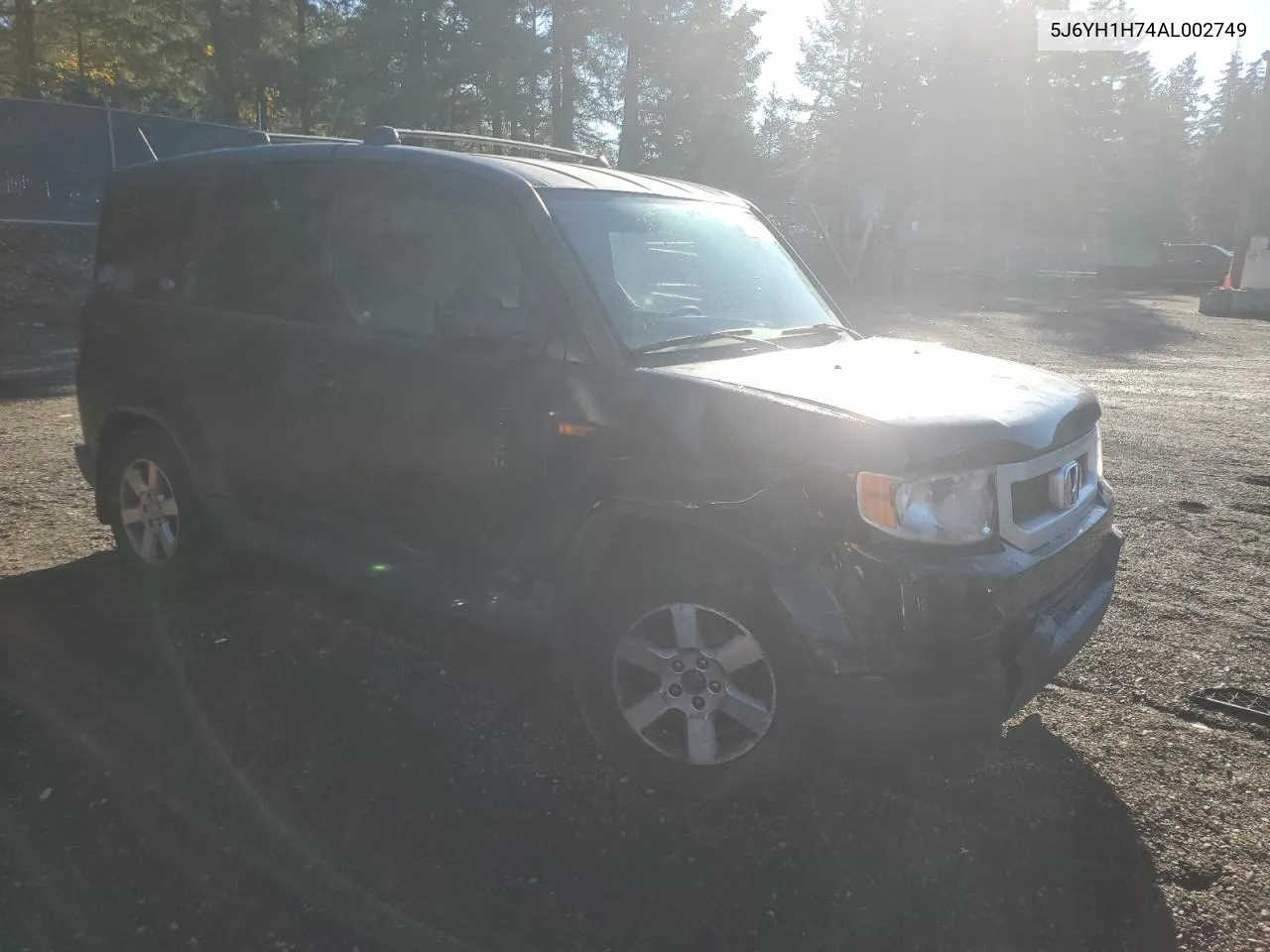 2010 Honda Element Ex VIN: 5J6YH1H74AL002749 Lot: 78747984