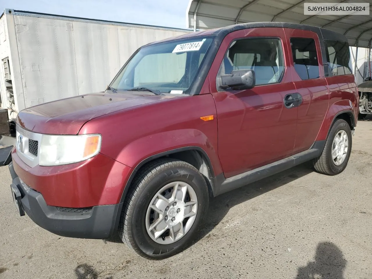 2010 Honda Element Lx VIN: 5J6YH1H36AL004824 Lot: 79077814