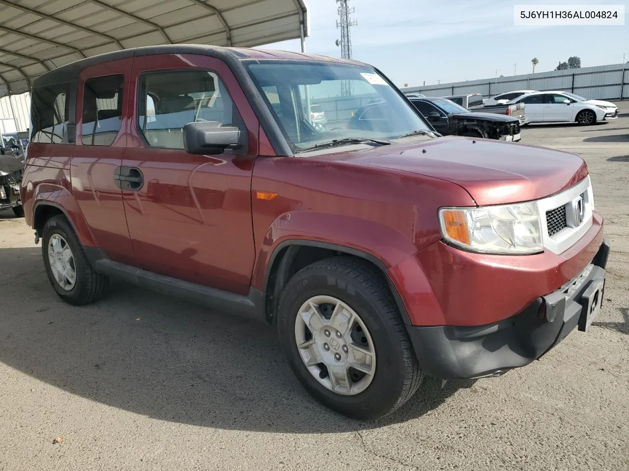 2010 Honda Element Lx VIN: 5J6YH1H36AL004824 Lot: 79077814