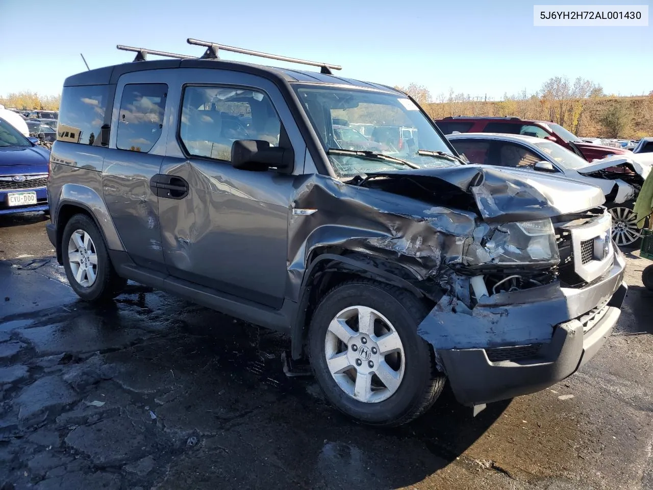 2010 Honda Element Ex VIN: 5J6YH2H72AL001430 Lot: 79246934