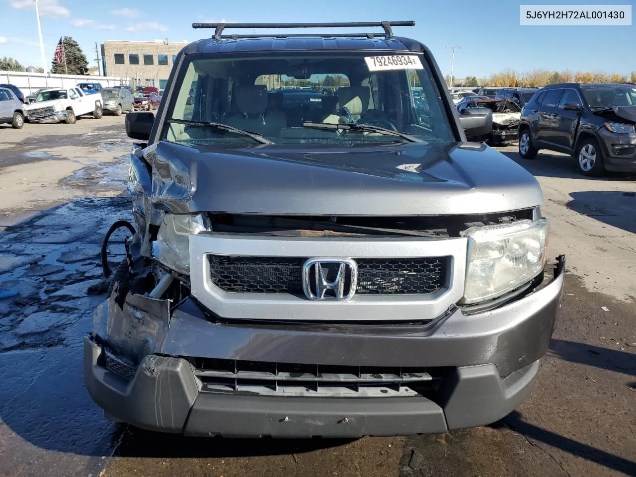 2010 Honda Element Ex VIN: 5J6YH2H72AL001430 Lot: 79246934