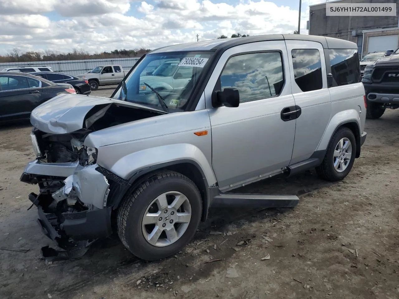 2010 Honda Element Ex VIN: 5J6YH1H72AL001499 Lot: 79356254