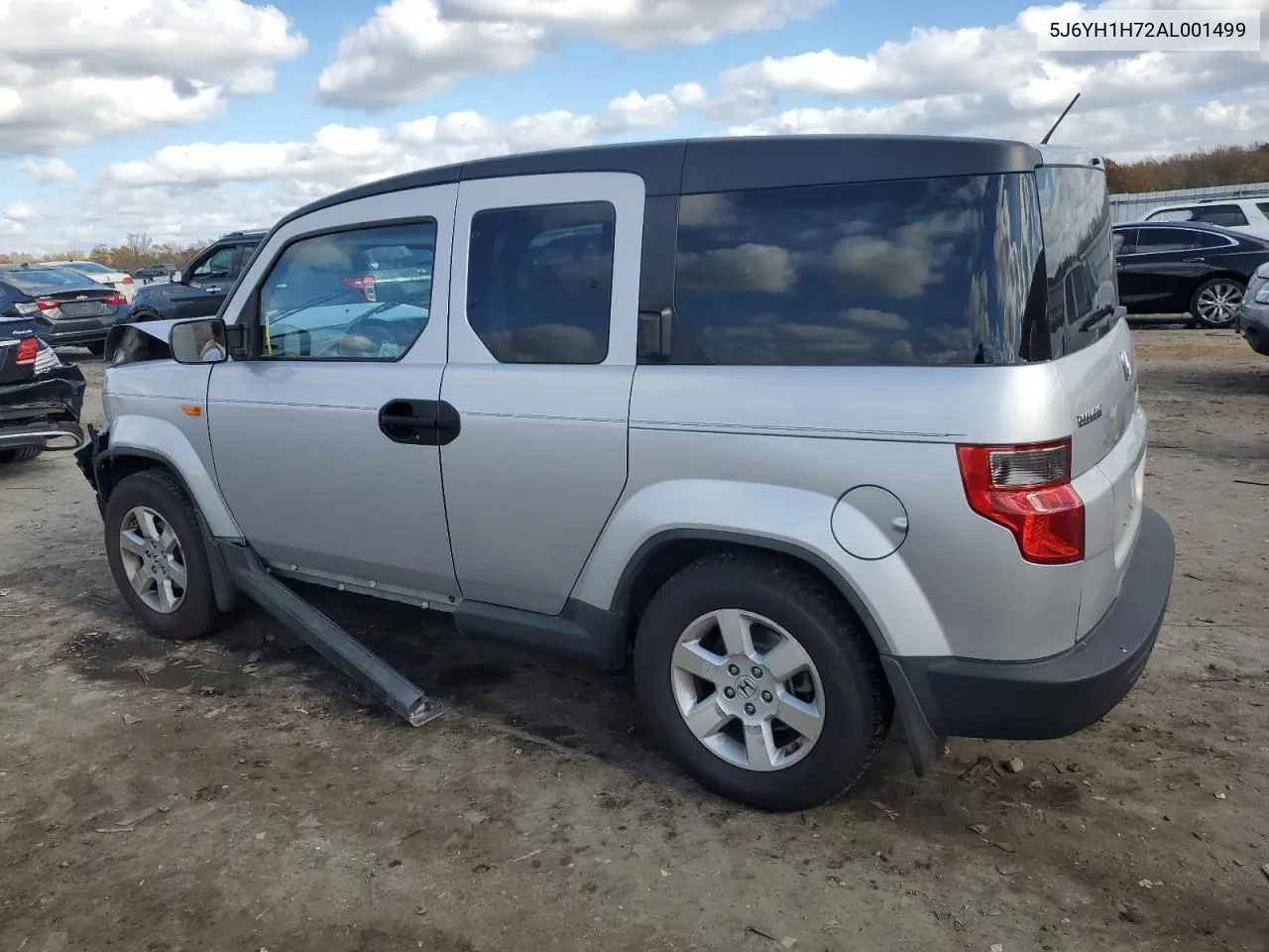 2010 Honda Element Ex VIN: 5J6YH1H72AL001499 Lot: 79356254