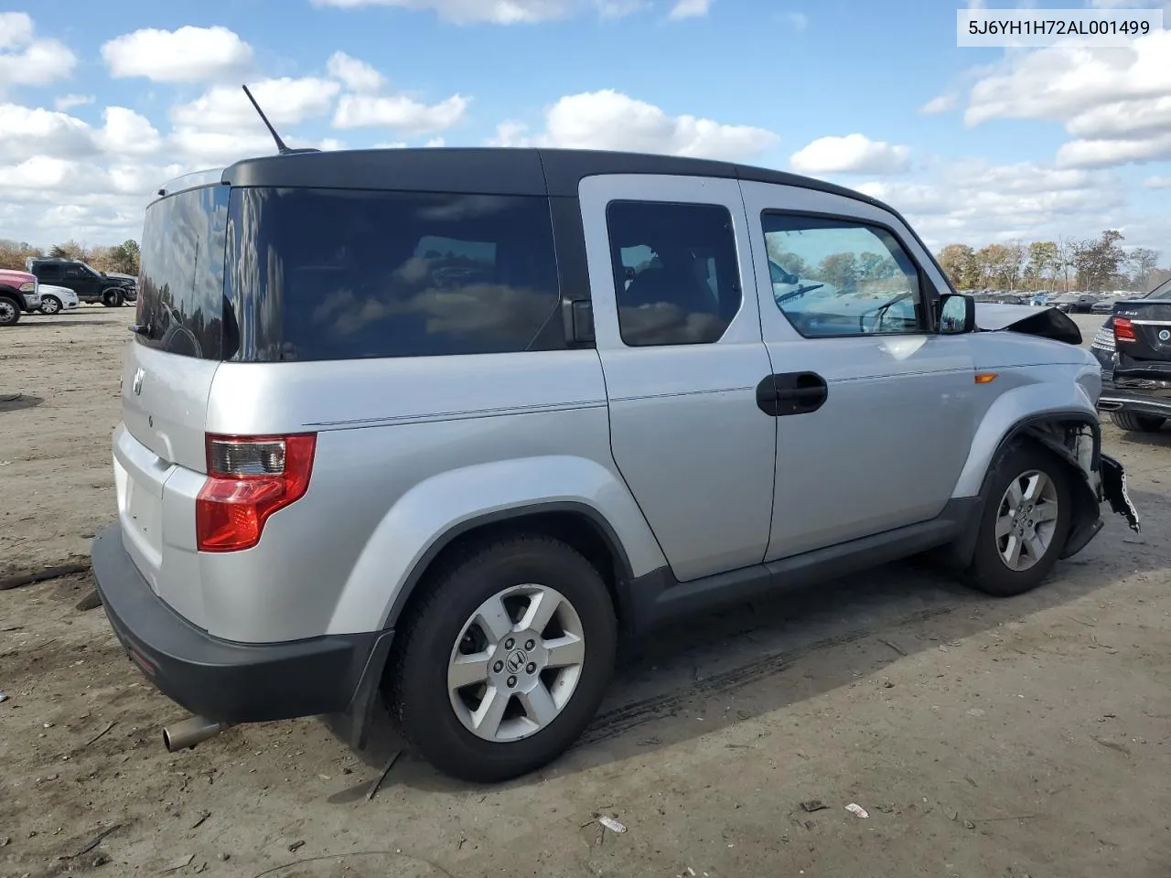 2010 Honda Element Ex VIN: 5J6YH1H72AL001499 Lot: 79356254