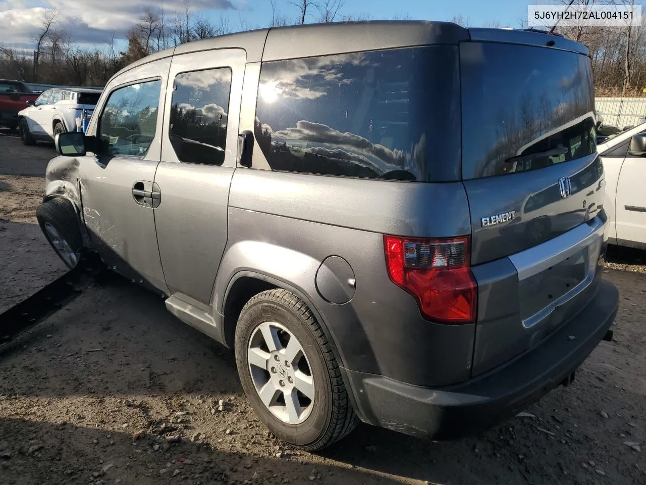 2010 Honda Element Ex VIN: 5J6YH2H72AL004151 Lot: 80228344