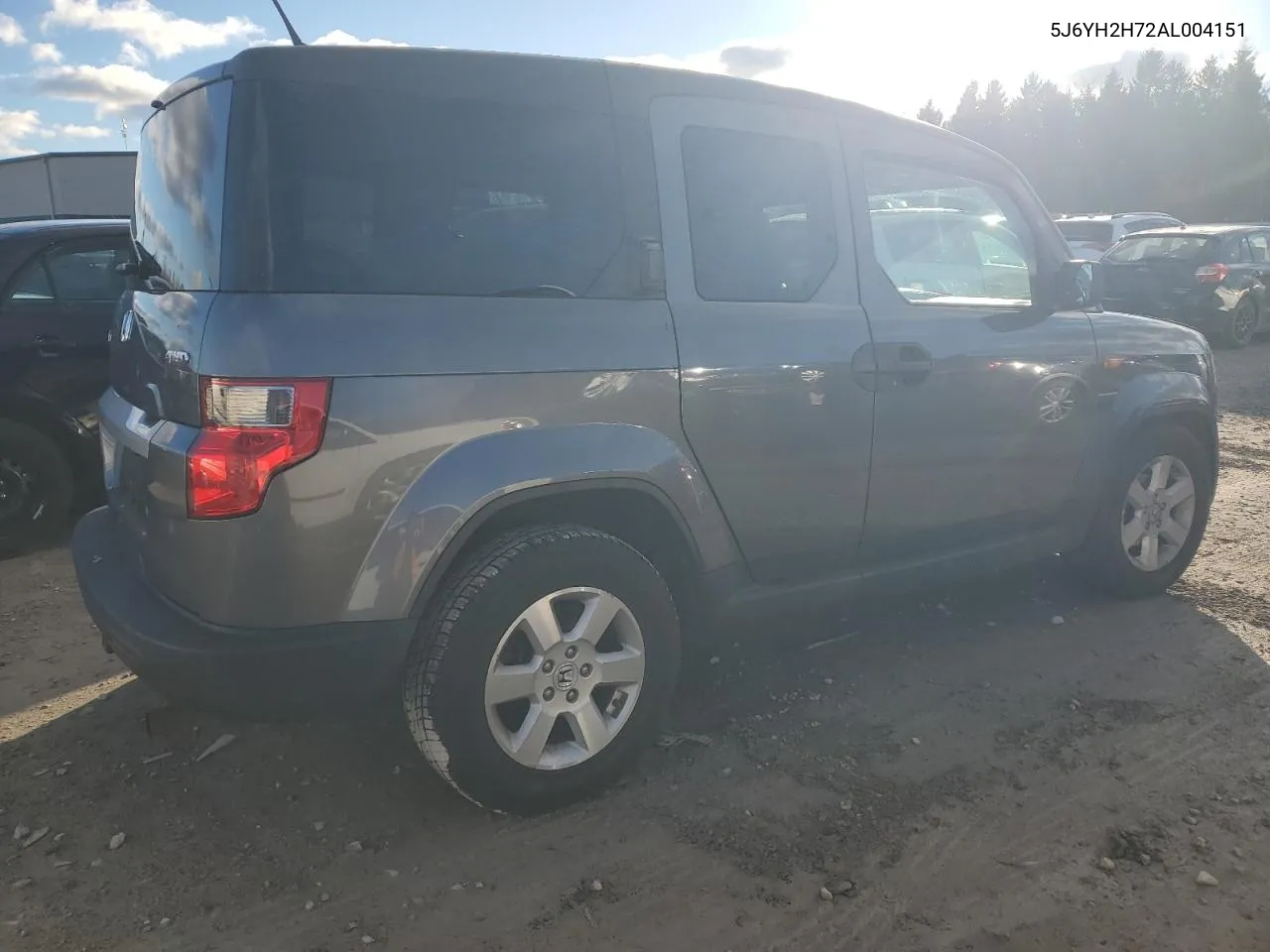 2010 Honda Element Ex VIN: 5J6YH2H72AL004151 Lot: 80228344